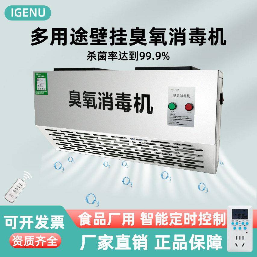 壁挂式臭氧发生器垃圾房除臭空气净化食品厂车间养殖场臭氧消毒机
