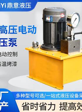 厂家供应超高压电动液压泵千斤顶用泵单双作用小型液压泵站现货