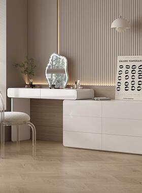 XK1103A妆台极简梳妆台大师设计简约现代ins网红风化妆桌床尾斗柜