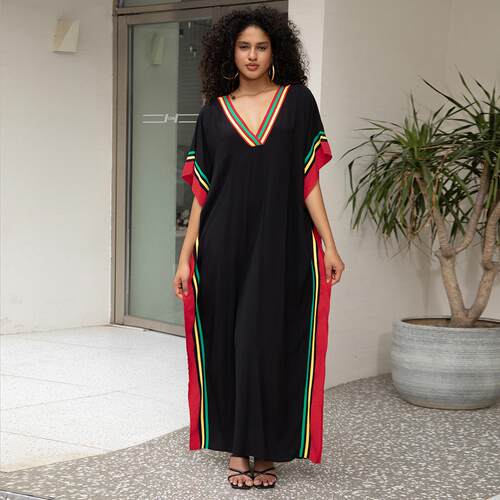 Dress Womens Ladies Casual Print Beach Vacation All Over