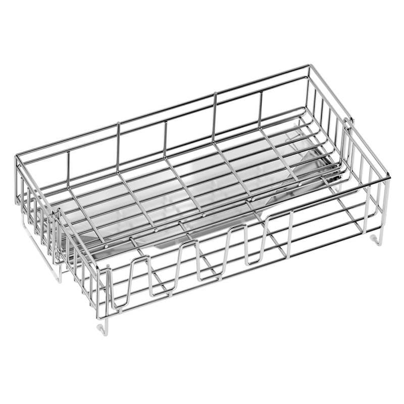 沥水碗碟不锈钢刀沥水物碗碟架碗筷厨房篮盘子架置伸缩收纳盒