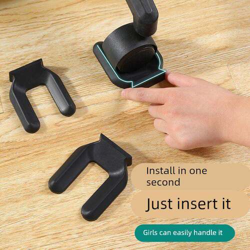 轮子固定器冰箱转椅滑轮防滑防移位卡扣卡轮器滚轮防跑家具阻挡器