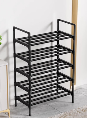 鞋架子简易门口学生宿舍室内用结实门后收纳架防尘多层置物鞋柜