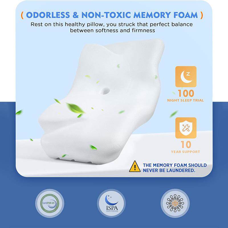 记枕枕头高睡不塌枕头护颈a类睡眠头一体枕枕忆枕蝶形透气pillow
