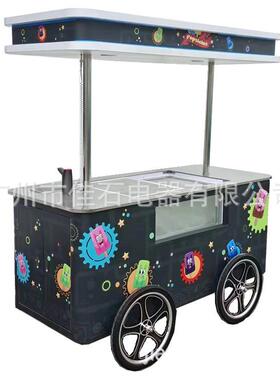 厂家供应 夜市推车 商用 流动摆摊车 gelato cart 户外冰淇淋餐车