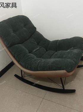 家人用懒沙发摇摇椅客厅懒躺休人闲单人椅阳ENW台卧椅室懒人摇椅