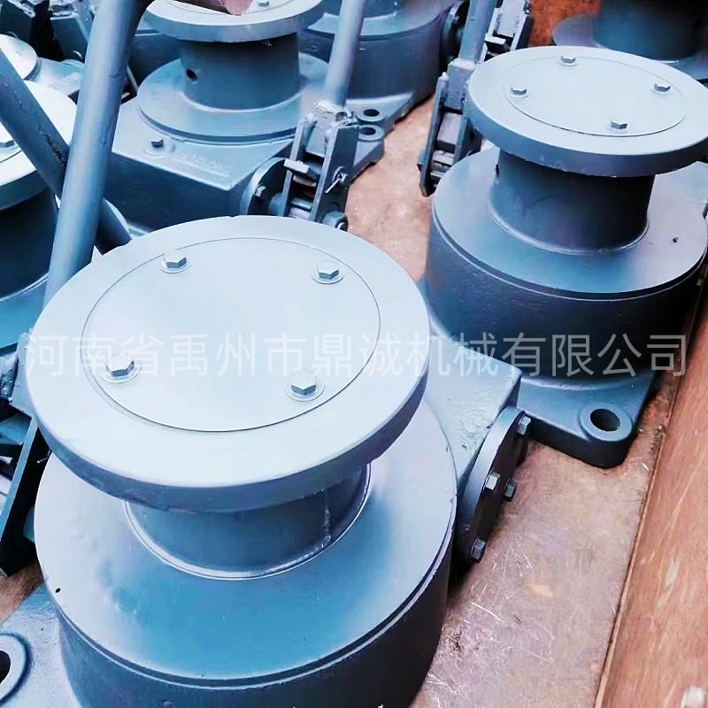矿用涡轮卷筒左右型手动球铁涡轮卷筒张紧装置皮带涨紧器