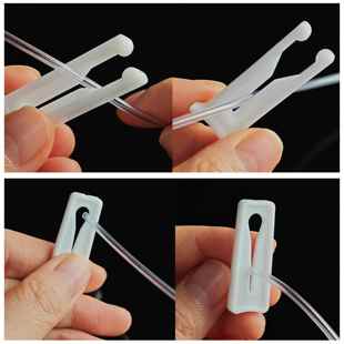 塑料软管夹片流量控制止水卡扣导管夹子输液止流夹配件卡子