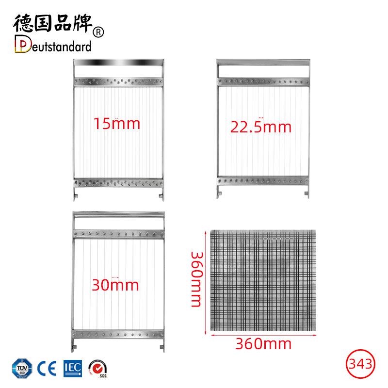 不锈钢双刀巧克力切割器日式抹茶生巧纯可可脂黑松露形巧克力