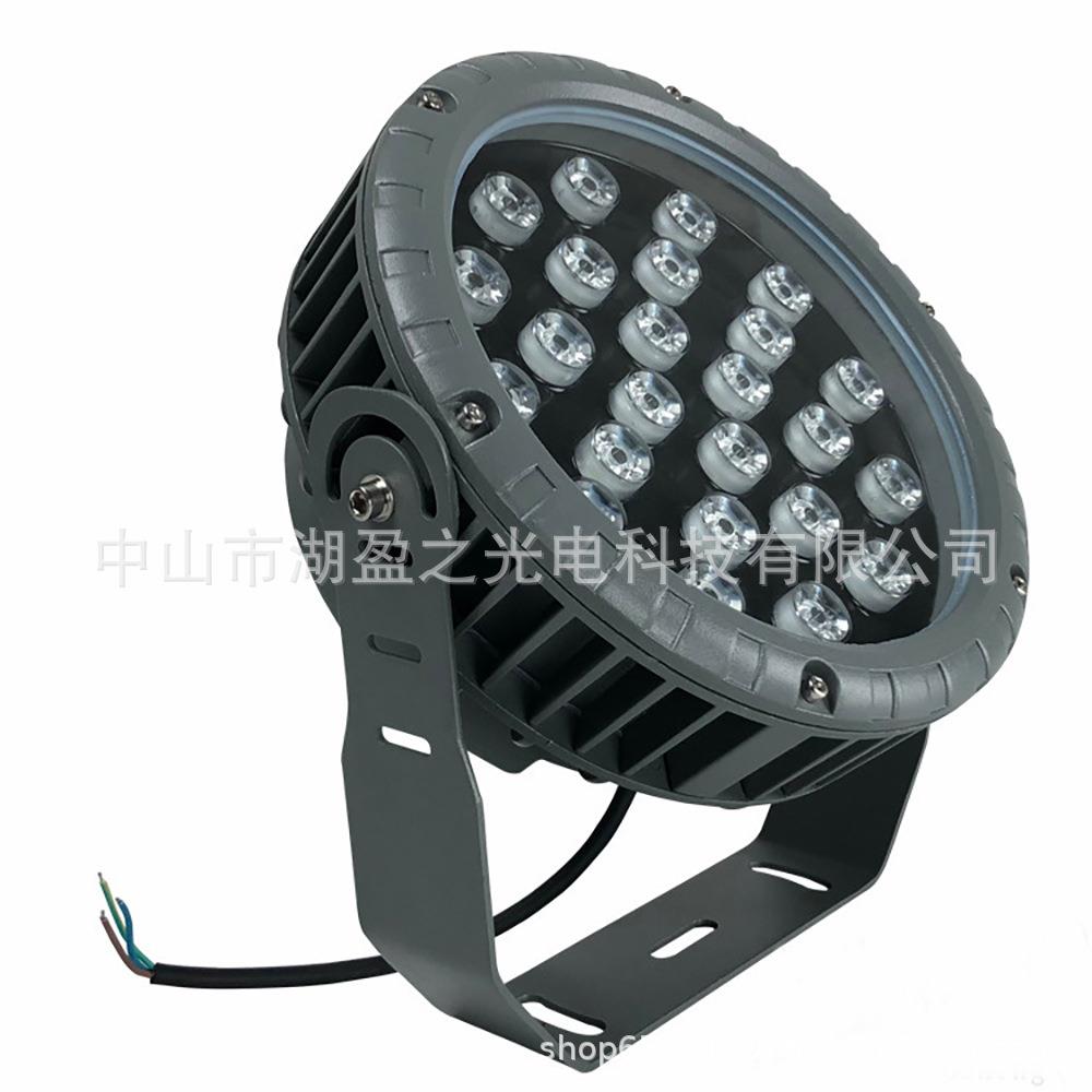 户外射灯压铸铝圆形泛光灯景观亮化照明压铸铝led投光灯