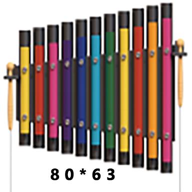 正品童25新款幼儿园专用金2属墙面传声筒敲击乐手拍鼓0套装儿音乐