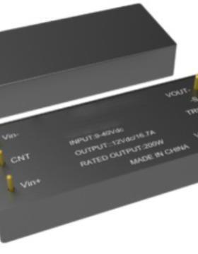 工业特种电源 AE200 9-40&18-75Vdc低压直流宽范围输入系列200W