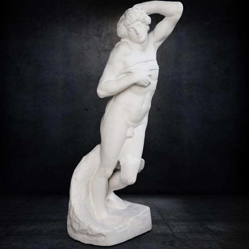 石膏像摆件胸像雕像石膏全身素描教具头像美术垂死奴隶石膏家居