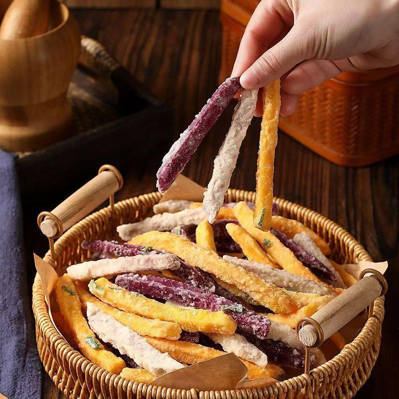潮汕特产葱香芋头条香酥芋丝反沙三味反砂番薯条地瓜条休闲食品