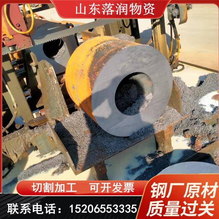 27SiMn无缝钢管45#厚壁液压支柱管16Mn大口径热轧厚壁无缝管切割