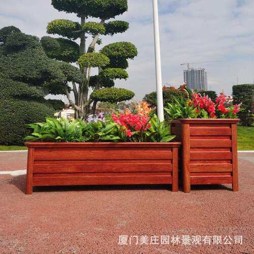 户外铝合金花箱组合护栏落地防腐家用室外种菜箱金属花架花槽