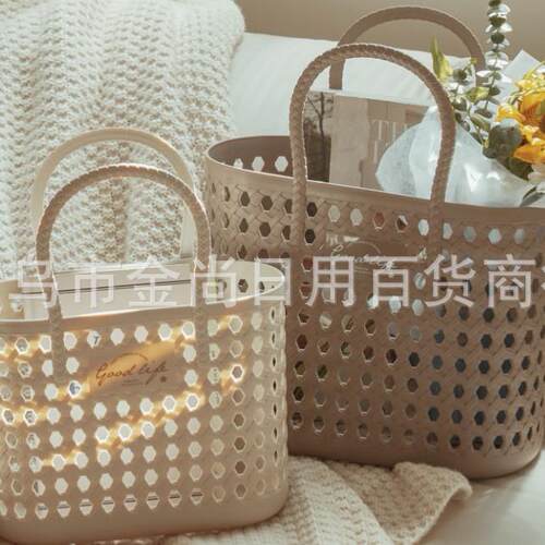 Shopping basket outdoor picnic storage basket vegetable bask