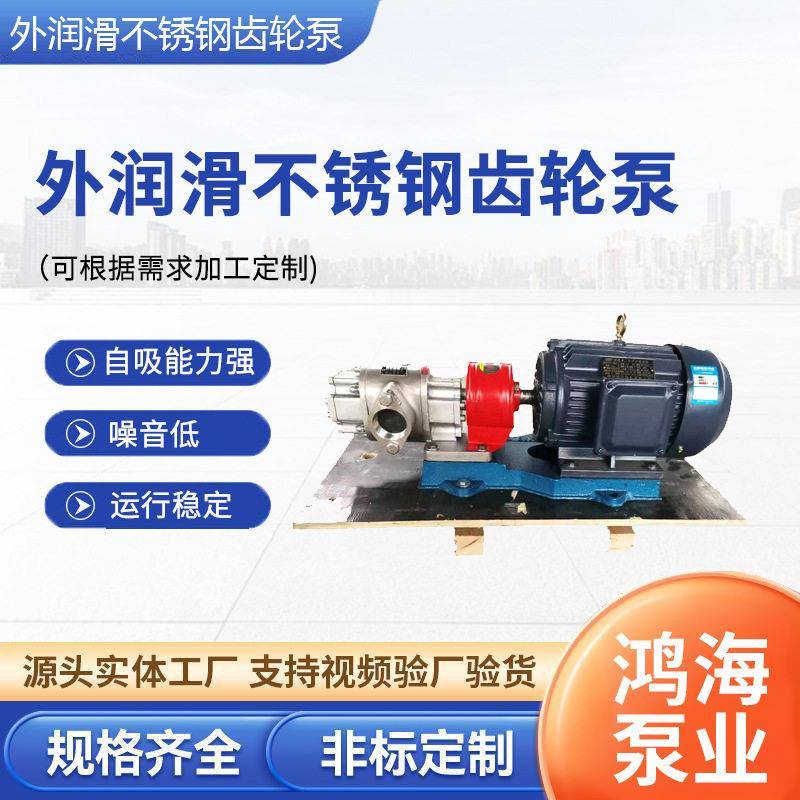 外润滑不锈钢齿轮泵不锈钢泵外润滑齿轮泵自吸输油泵油输送泵