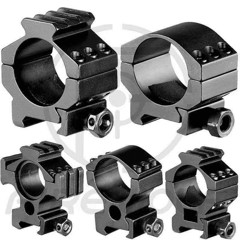 25/30mm管道架 手电筒夹具 通用三面带20mm轨道皮轨夹铝合金支架