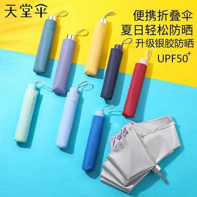 100cm Manual Compact Windproof Travel  Folding Umbrella