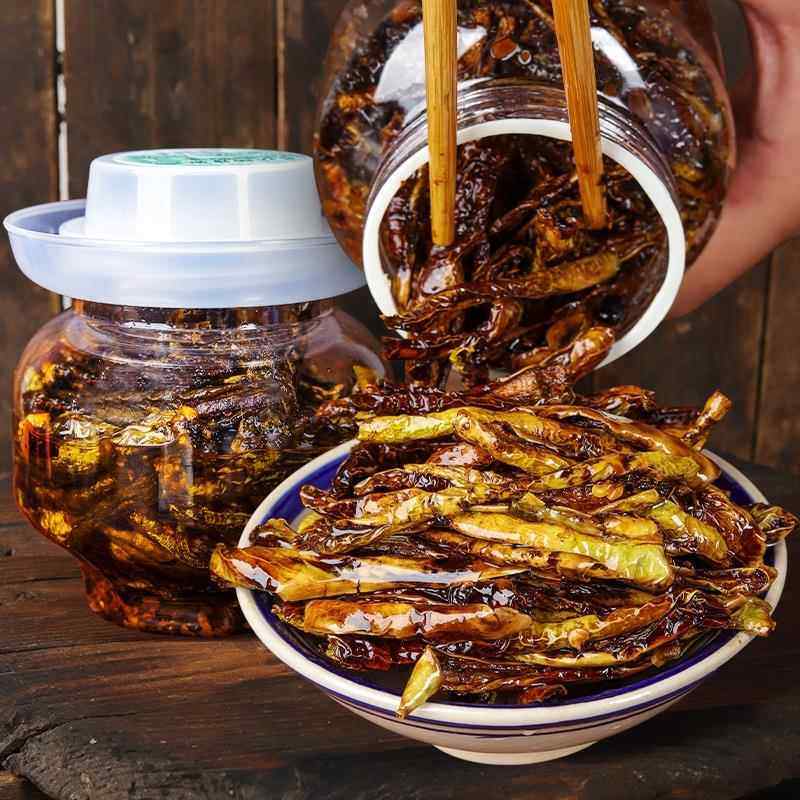 308克大瓶湖南特产老坛晒辣椒微微辣下饭菜油爆虎皮青椒椒烧椒酱,粮油调味/速食/干货/烘焙,辣椒酱,淘宝优惠券,粉丝福利购,淘宝优惠卷