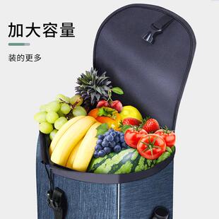 立益买菜车小拉车家用折叠轻便布袋老年人购物拉杆超轻手推车便携