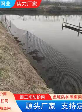 养鸡塑围栏土工格栅塘鱼防护抗网大棚料托膜圈CMA地养殖围栏网耐