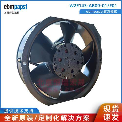 ebmpapst W2E143-AB09-01/F01 铁叶 17251 230V 耐高温风机