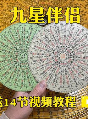 财慧阁九星立向消砂纳水罗盘伴侣 地母翻卦 辅星水法 立极尺