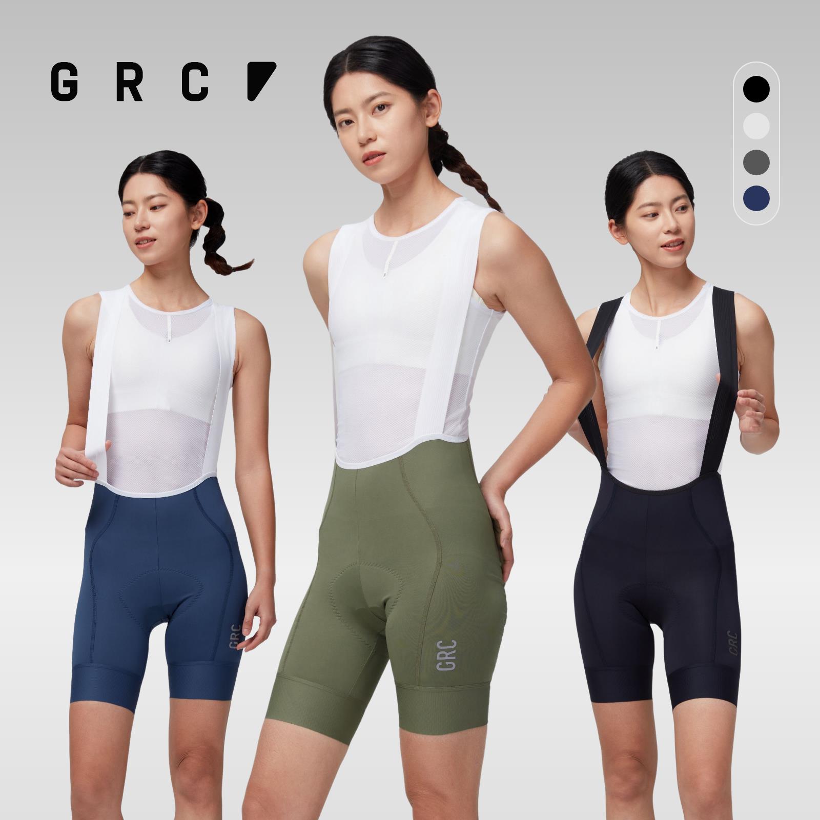 GRC春夏季山地车衣骑行裤TECH公路车自行车骑行服背带短裤女士款