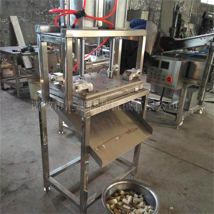 鱼豆腐切块机 千叶豆腐切片机 输送带式切割机 无废料切割光滑