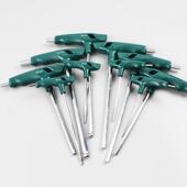 09118 09117 世达工具内六角扳手套装 加长T型内六角扳手螺丝刀套装