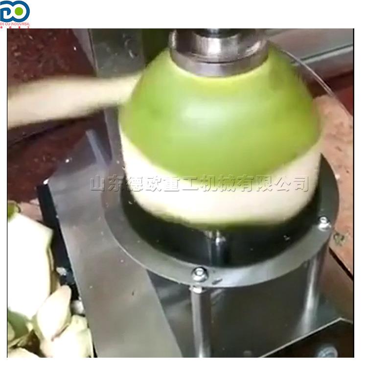 全自动马来西亚椰子剥皮机 海南青椰子削皮机 椰果去皮削皮设备