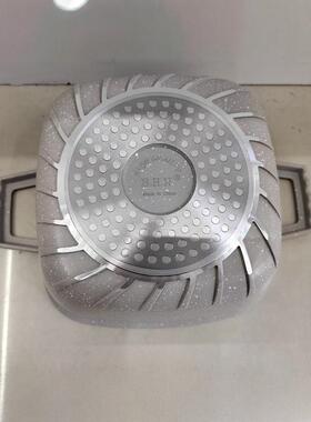 cookware set17件套方汤锅套装大理石无油烟铝锅套装礼品锅不粘锅