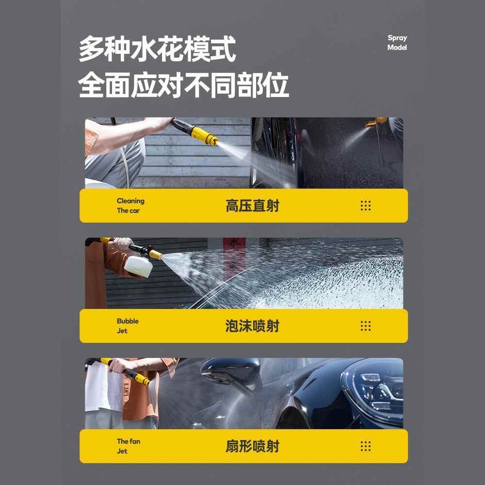 指南车家用高压洗车机水泵220v大功率便携式刷车水枪神器抢清洗机