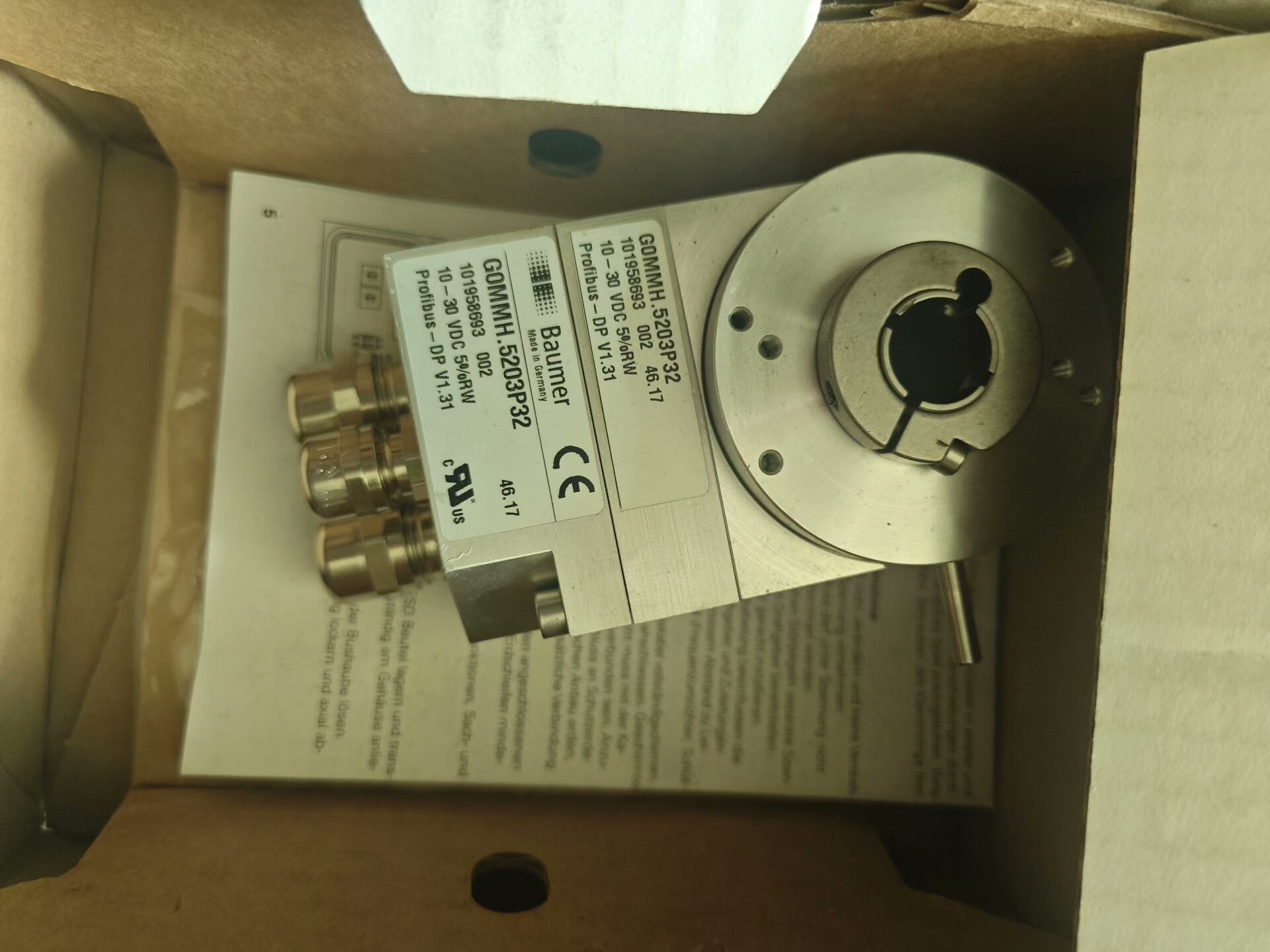 全新进口Baumer保盟编码器，