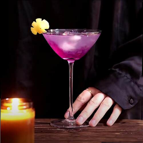 创意鸡尾酒杯子高脚玻璃杯个性酒吧调酒杯莫吉托马天尼杯香槟杯