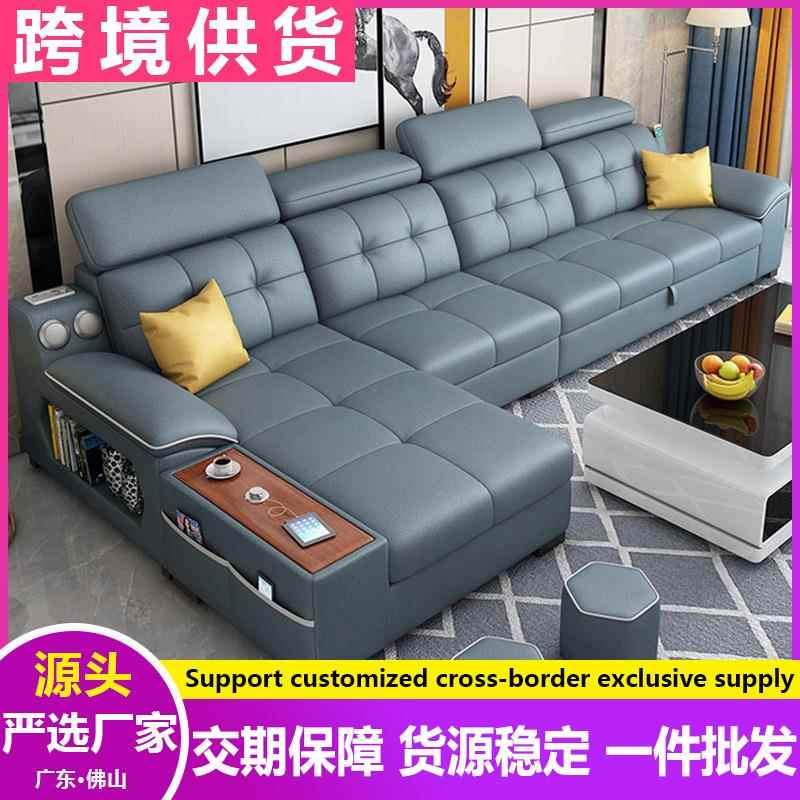 沙发床折叠两用抽拉式多功能储物小户型坐卧科技布乳胶可收纳沙发