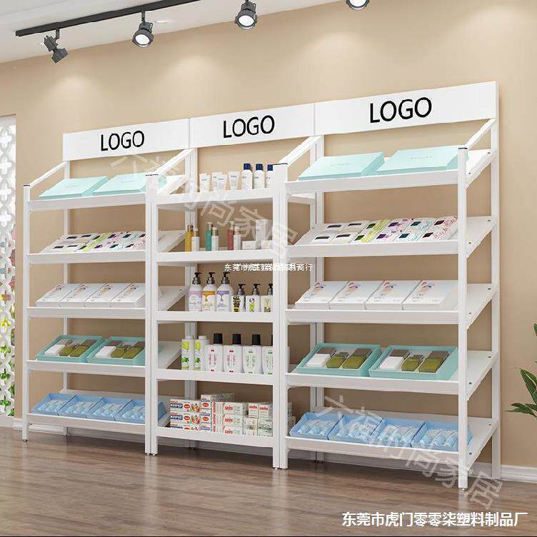 四置见描述套芯枕被头家纺店货架展示架件床上用品货柜布料物架中