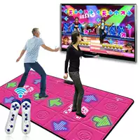 Dance Fighter King Dance mat đôi yoga giao diện TV máy tính sử dụng kép HD dày giải trí tại nhà - Dance pad 	thảm nhảy bước chân