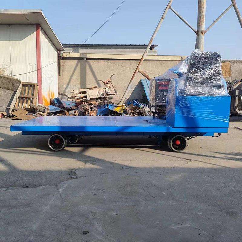 超长电动火车轨道轨道车小型工具车巡检载重量铁路运输车大续航