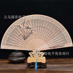 Chinese souvenir China traditional wood fan tourist gift