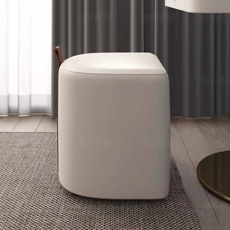 化妆凳简约现代梳妆台凳子家用换鞋方凳卧室北欧时尚ins美甲耐用