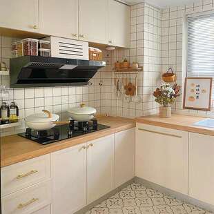 厨房橱柜肤感膜加厚防油贴纸翻新家具改造柜子门自粘贴膜