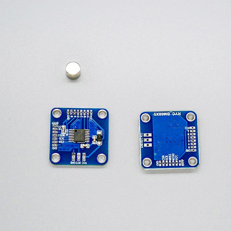 MT6835磁编码器21Bit适用步进无刷电机ABZ1-16384线SPI通讯UVWPWM - 实物图