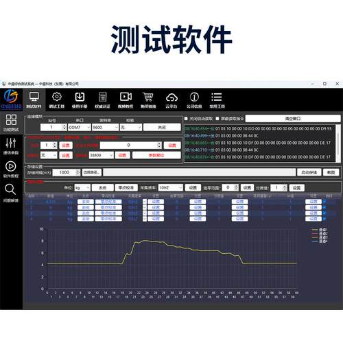 称重压力拉力重量测力感测器采集模块数字变送器电子秤RS485/CAN