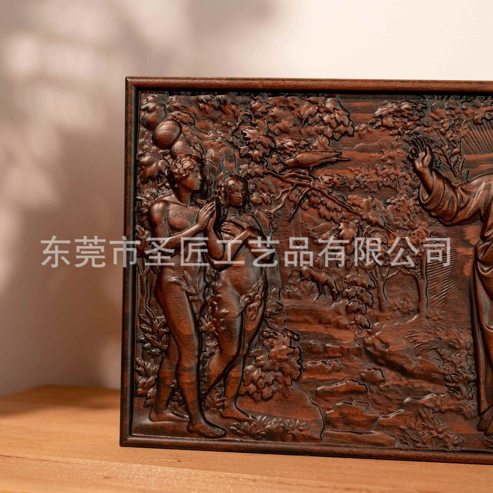 西方人物亚当BGW126娃世纪创木雕立体客厅装饰画家壁画装饰夏品摆图片
