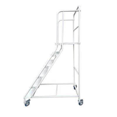 仓库圆登作高车1.超米管带轮移动平台市库房仓储业ZIL梯子轻便