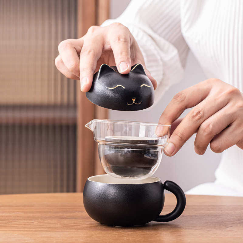 公司商务伴手礼旅行茶具随手礼创意潮流招财猫礼品定制周年纪念品
