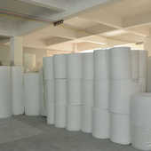 高密度厂家效涂装 车间顶棚棉过滤房喷漆烤 网顶蓬棉 面天井房中